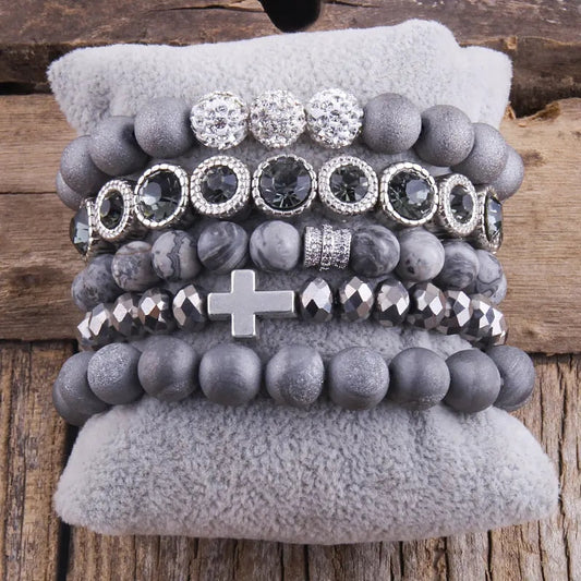 Bohemian Harmony 5 Piece Collection in Grey
