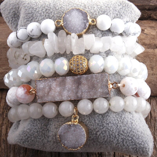 Irresistible Mystique Bracelet in White 5-Piece Set